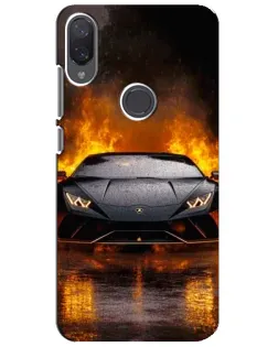 Чехол для Xiaomi Mi Play с картинкой «Lamborghini в огне»
