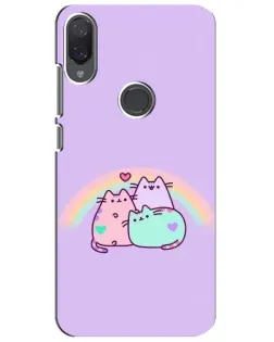 Чехол для Xiaomi Mi Play с картинкой «Радужные Пушины»