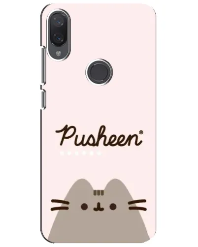 Чехол для Xiaomi Mi Play с картинкой «Pusheen логотип»