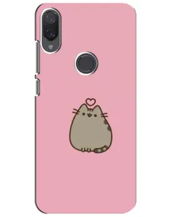 Чехол для Xiaomi Mi Play с картинкой «Pusheen сердце»