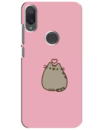 Чехол для Xiaomi Mi Play с картинкой «Pusheen сердце»