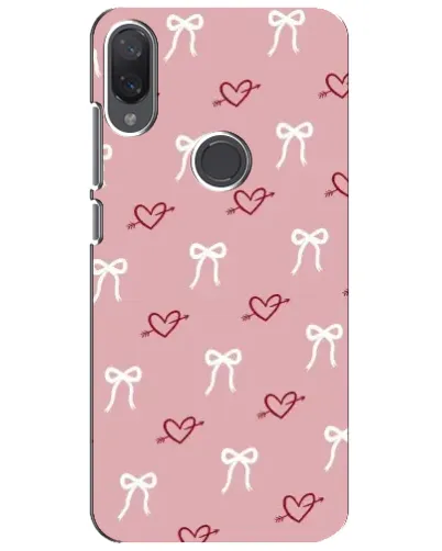 Чехол для Xiaomi Mi Play с картинкой «Сердца и банты» Чехол для Xiaomi Mi Play с картинкой «Сердца и банты»