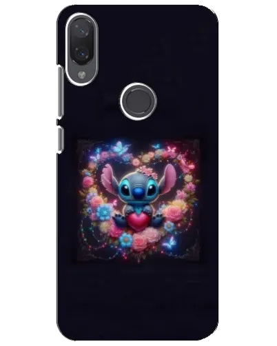 Чехол для Xiaomi Mi Play с картинкой «Stitch в цветах»