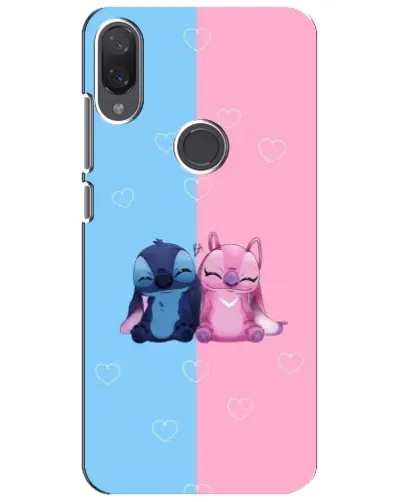 Чехол для Xiaomi Mi Play с картинкой «Stitch и Angel Love»