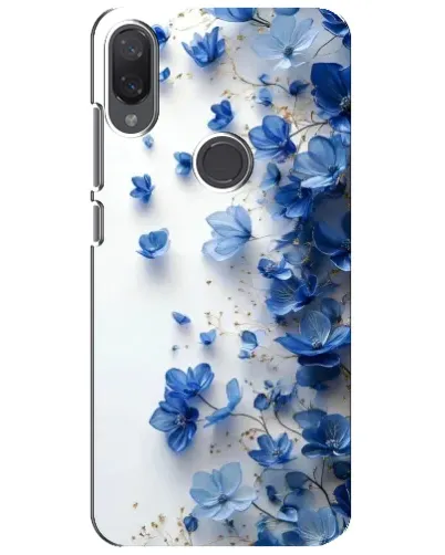 Чехол для Xiaomi Mi Play с картинкой «Голубой цветочный каскад»