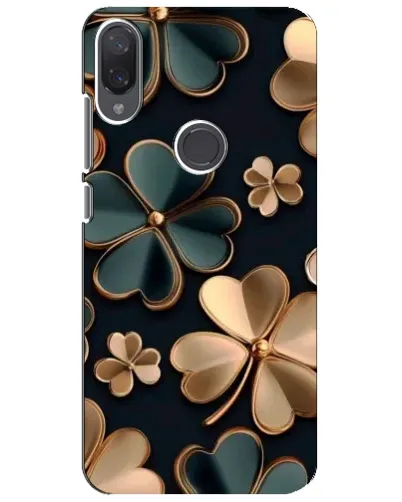 Чехол для Xiaomi Mi Play с картинкой «Клевер в золоте»
