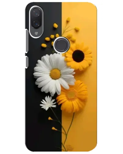 Чехол для Xiaomi Mi Play с картинкой «Подсолнух и ромашка»