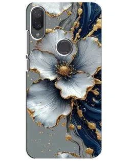 Чохол для Xiaomi Mi Play з картинкою «Біла квітка та золотий флюїд» Чохол для Xiaomi Mi Play з картинкою «Біла квітка та золотий флюїд»