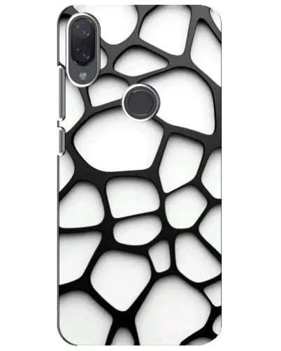 Чехол для Xiaomi Mi Play с картинкой «Белая объемная сетка» Чехол для Xiaomi Mi Play с картинкой «Белая объемная сетка»