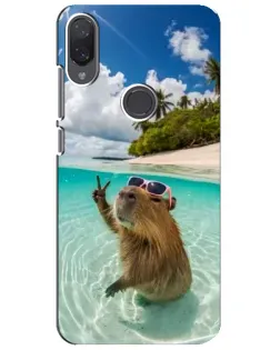 Чохол для Xiaomi Mi Play з картинкою «Капібара на морі»