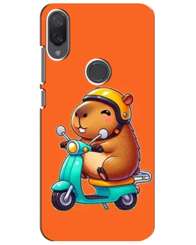 Чехол для Xiaomi Mi Play с картинкой «Капибара на скутере» Чехол для Xiaomi Mi Play с картинкой «Капибара на скутере»