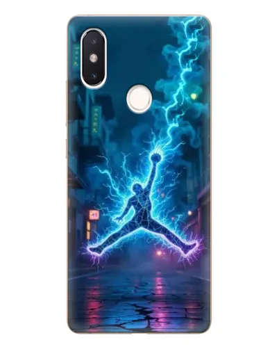 Чехол для Xiaomi Mi 8 SE с картинкой «Jordan Gold Jumpman»
