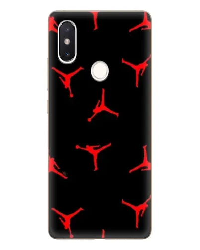 Чехол для Xiaomi Mi 8 SE с картинкой «Jordan Red Pattern»