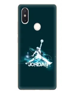 Чехол для Xiaomi Mi 8 SE с картинкой «Jordan Blue Fire»