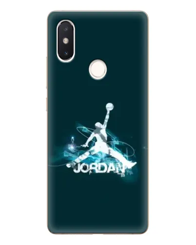 Чехол для Xiaomi Mi 8 SE с картинкой «Jordan Blue Fire»