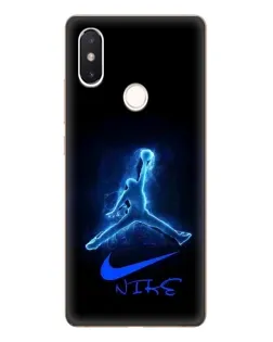 Чехол для Xiaomi Mi 8 SE с картинкой «Jordan Neon Blue»