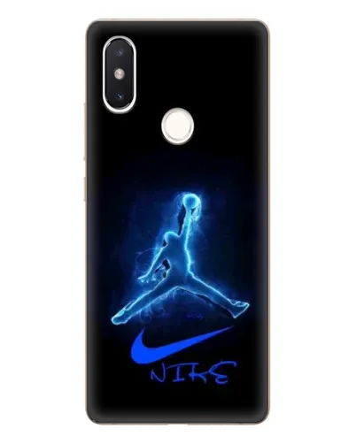 Чехол для Xiaomi Mi 8 SE с картинкой «Jordan Neon Blue»