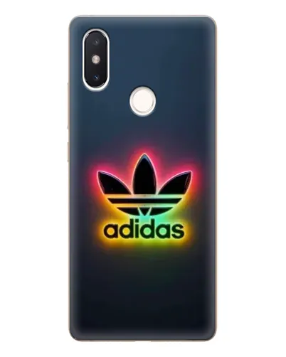 Чехол для Xiaomi Mi 8 SE с картинкой «Неоновый Adidas»