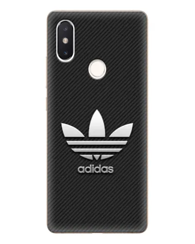 Чехол для Xiaomi Mi 8 SE с картинкой «Adidas Карбоновая текстура»