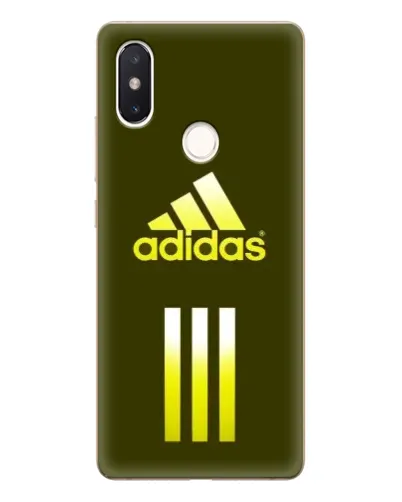 Чехол для Xiaomi Mi 8 SE с картинкой «Оливковый градиент Adidas»