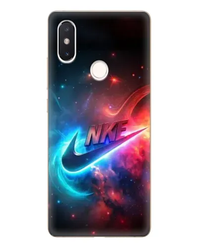 Чехол для Xiaomi Mi 8 SE с картинкой «Огненный логотип Nike»