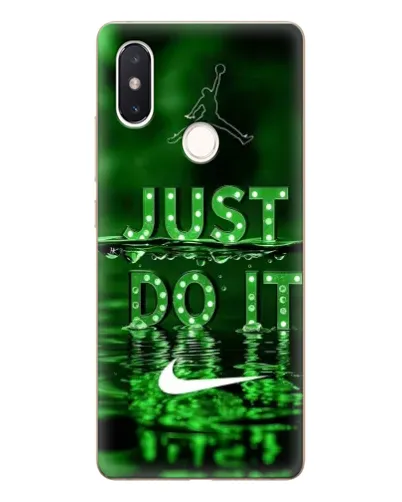 Чехол для Xiaomi Mi 8 SE с картинкой «Зеленый неоновый Nike»