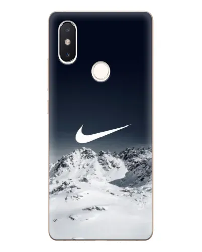 Чехол для Xiaomi Mi 8 SE с картинкой «Nike — зимние горы»