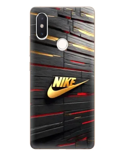 Чехол для Xiaomi Mi 8 SE с картинкой «Золотой Nike на металле»