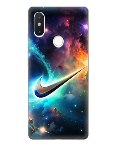 Чехол для Xiaomi Mi 8 SE с картинкой «Космический Nike Swoosh»