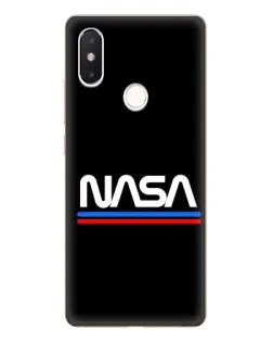 Чехол для Xiaomi Mi 8 SE с картинкой «NASA — классика Red Blue» Чехол для Xiaomi Mi 8 SE с картинкой «NASA — классика Red Blue»