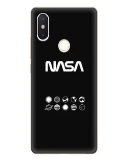 Чехол для Xiaomi Mi 8 SE с картинкой «NASA — технический принт»