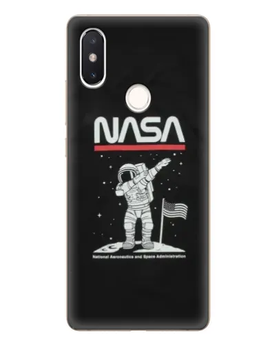 Чехол для Xiaomi Mi 8 SE с картинкой «NASA — шагаем по Луне»