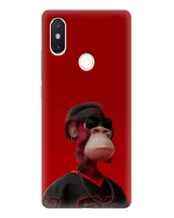 Чехол для Xiaomi Mi 8 SE с картинкой «Bored Ape в красном» Чехол для Xiaomi Mi 8 SE с картинкой «Bored Ape в красном»