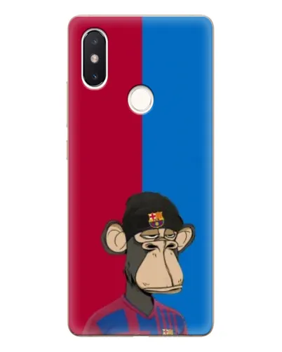 Чехол для Xiaomi Mi 8 SE с картинкой «Bored Ape — фанат Барсы» Чехол для Xiaomi Mi 8 SE с картинкой «Bored Ape — фанат Барсы»