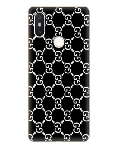 Чехол для Xiaomi Mi 8 SE с картинкой «Gucci — сетчатый паттерн»