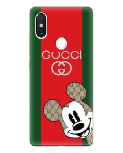 Чехол для Xiaomi Mi 8 SE с картинкой «Gucci — полосы и Микки»