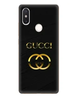 Чехол для Xiaomi Mi 8 SE с картинкой «Золотой логотип Gucci»