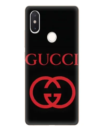 Чехол для Xiaomi Mi 8 SE с картинкой «Gucci — красный логотип»