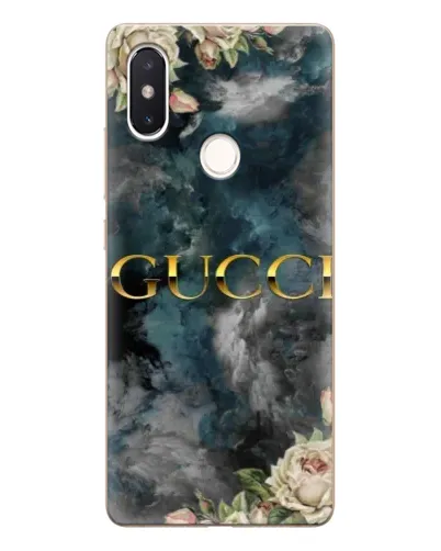 Чехол для Xiaomi Mi 8 SE с картинкой «Абстрактные цветы Gucci»
