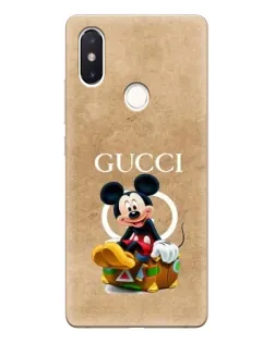 Чехол для Xiaomi Mi 8 SE с картинкой «Микки Маус Gucci — крафт»