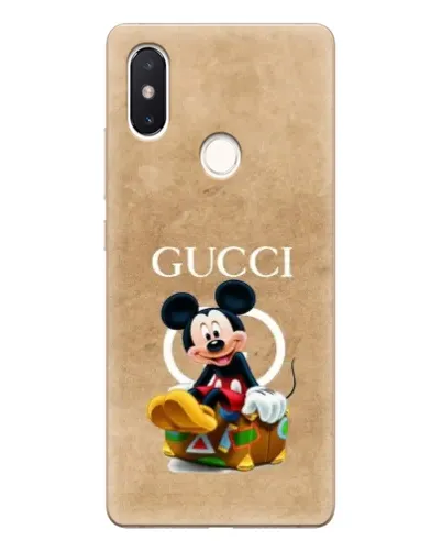 Чехол для Xiaomi Mi 8 SE с картинкой «Микки Маус Gucci — крафт»