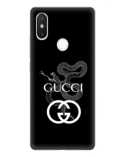 Чехол для Xiaomi Mi 8 SE с картинкой «Gucci — серебряная змея»
