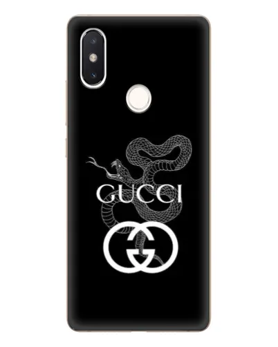 Чехол для Xiaomi Mi 8 SE с картинкой «Gucci — серебряная змея»