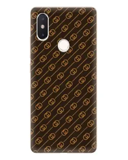 Чехол для Xiaomi Mi 8 SE с картинкой «Gucci — золотые диагонали»