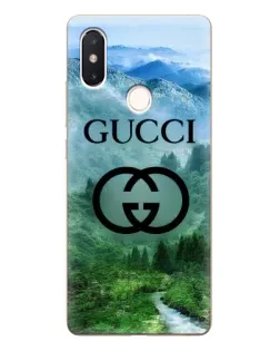 Чехол для Xiaomi Mi 8 SE с картинкой «Gucci — горный пейзаж»