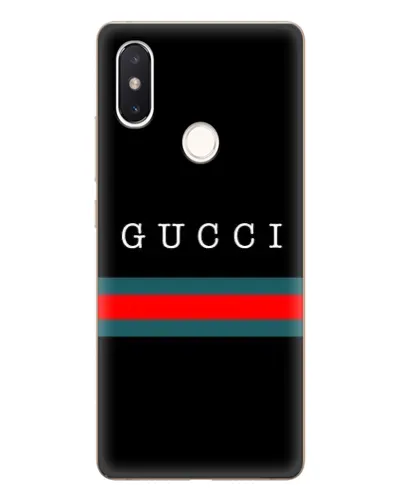 Чехол для Xiaomi Mi 8 SE с картинкой «Gucci — красный пояс»