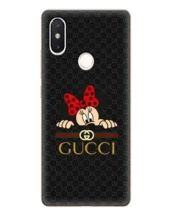 Чехол для Xiaomi Mi 8 SE с картинкой «Минни Маус Gucci — черный»
