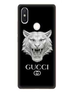 Чохол для Xiaomi Mi 8 SE з картинкою «Gucci — срібний лев»