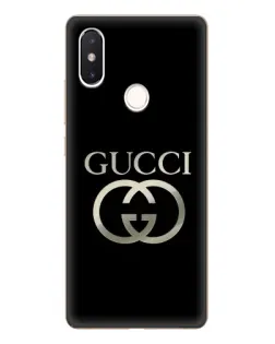 Чохол для Xiaomi Mi 8 SE з картинкою «Gucci — золото на чорному»