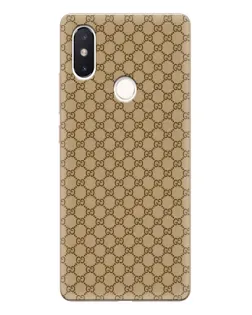 Чохол для Xiaomi Mi 8 SE з картинкою «Gucci — класичний беж»